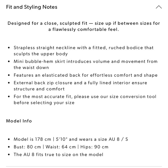 Aje Violette Bubble Hem Mini Dress - brand new - Picture 9 of 9